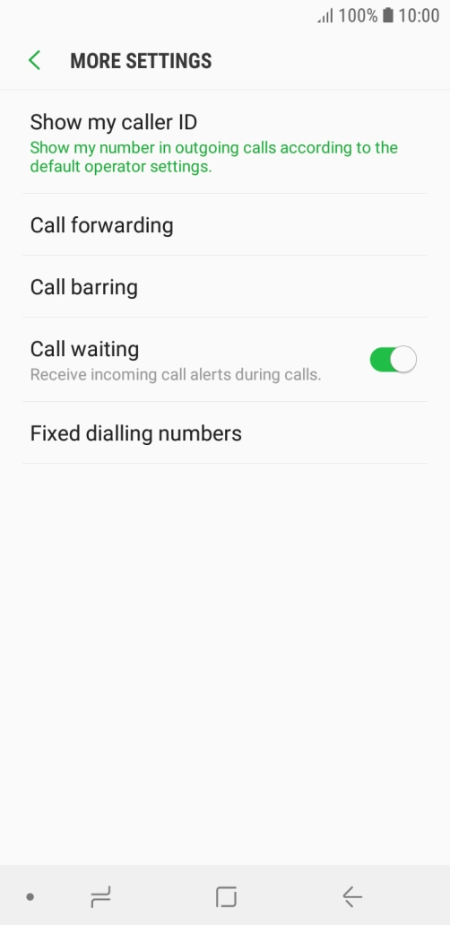 Press Fixed dialling numbers.