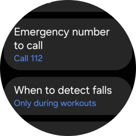 Press Emergency number to call.