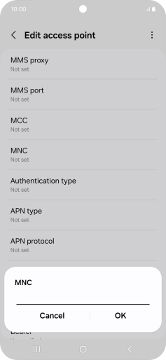 Key in 33 and press OK.