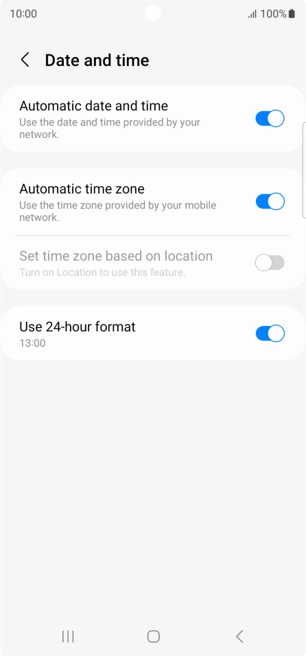 Press the Home key to return to the home screen.