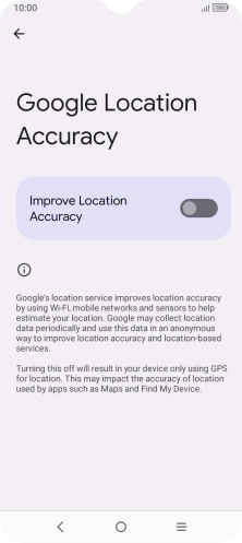 If you press the indicator next to 