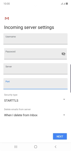 Press the drop down list below 