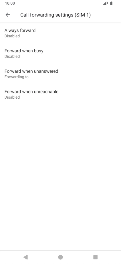 Press the Home key to return to the home screen.