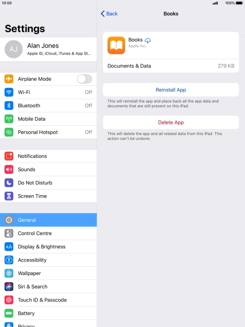 Press the Home key to return to the home screen.