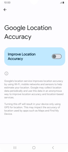 If you press the indicator next to 