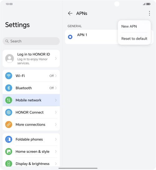 Press New APN.