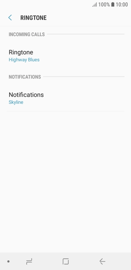 Press the Home key to return to the home screen.