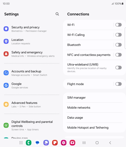 Press Accounts and backup.