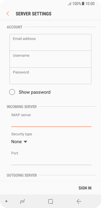 Press the drop down list below 