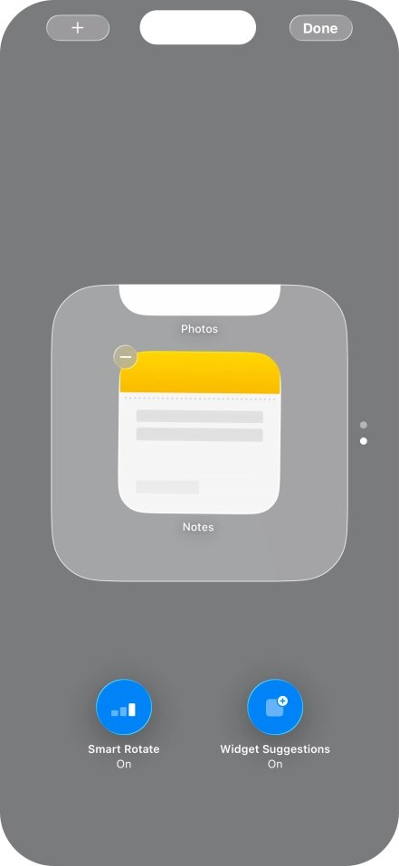 Press Smart Rotate to turn the function on or off.