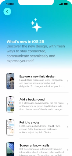 Slide your finger upwards starting from the bottom of the screen to return to the home screen.