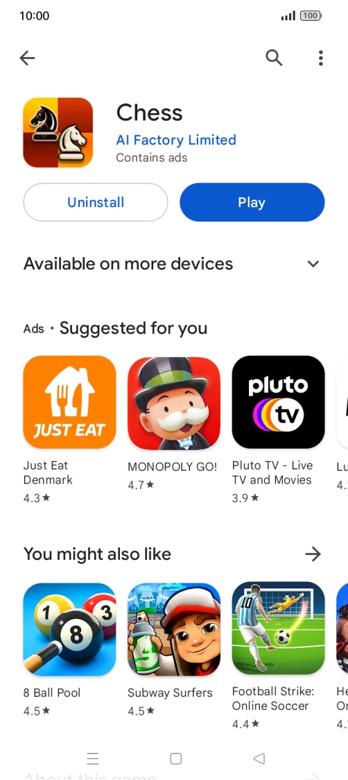 Press the Home key to return to the home screen.