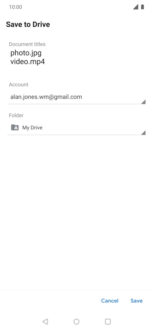 Press the field below 