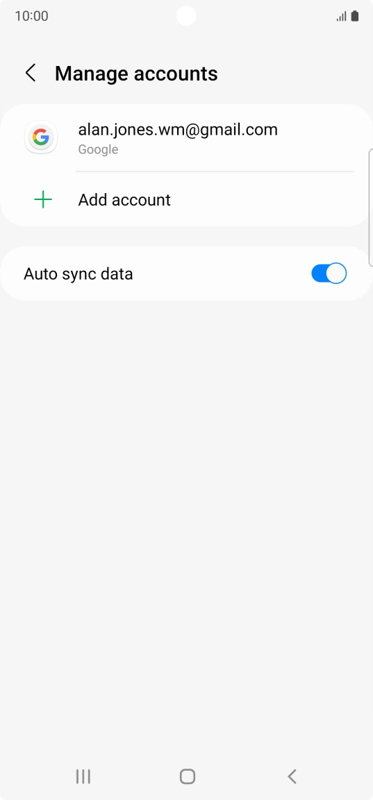 Press the Home key to return to the home screen.