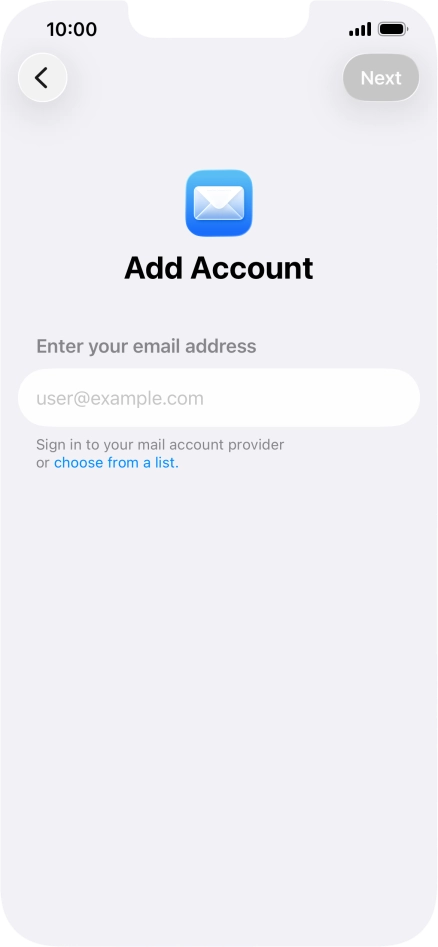 Press the field below 