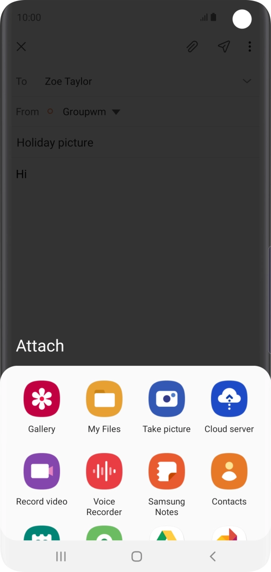 Press My Files and go to the required folder.