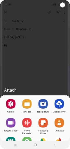 Press My Files and go to the required folder.