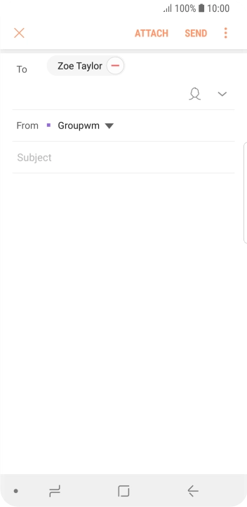 Press Subject and key in the required subject.