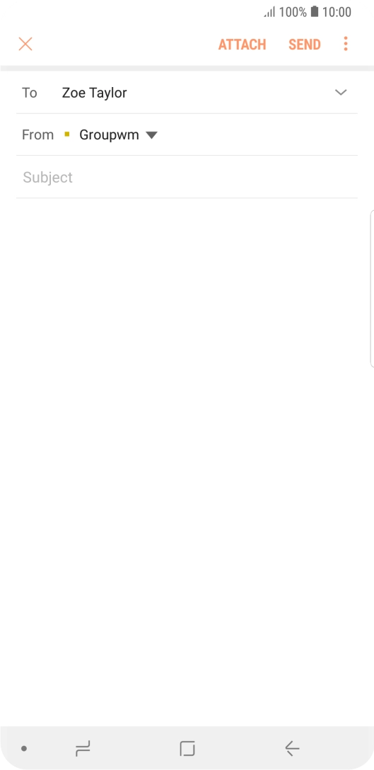 Press Subject and key in the required subject.