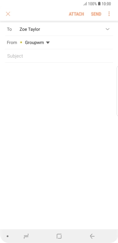 Press Subject and key in the required subject.