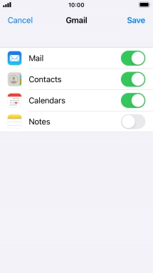 If this screen is displayed, you email account has been recognised and set up automatically. Follow the instructions on the screen to key in more information and finish setting up your phone.