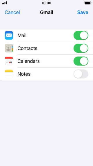If this screen is displayed, you email account has been recognised and set up automatically. Follow the instructions on the screen to key in more information and finish setting up your phone.