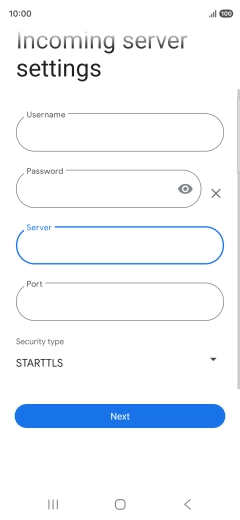 Press the field below 