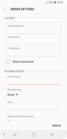 Press the drop down list below 
