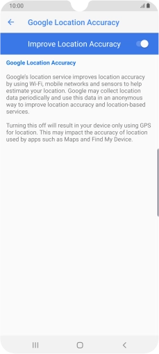 If you press the indicator next to 