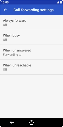 Press the Home key to return to the home screen.