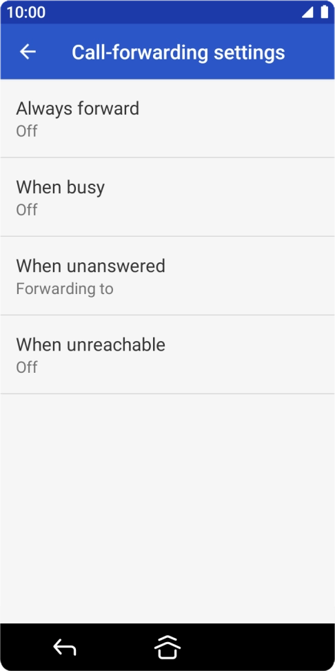 Press the Home key to return to the home screen.