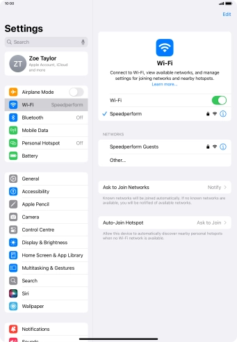 Slide your finger upwards starting from the bottom of the screen to return to the home screen.