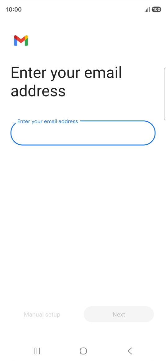 Press the field below 