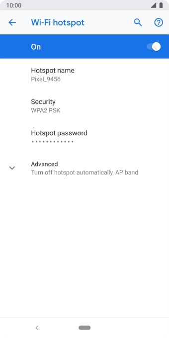 Press the Home key to return to the home screen.