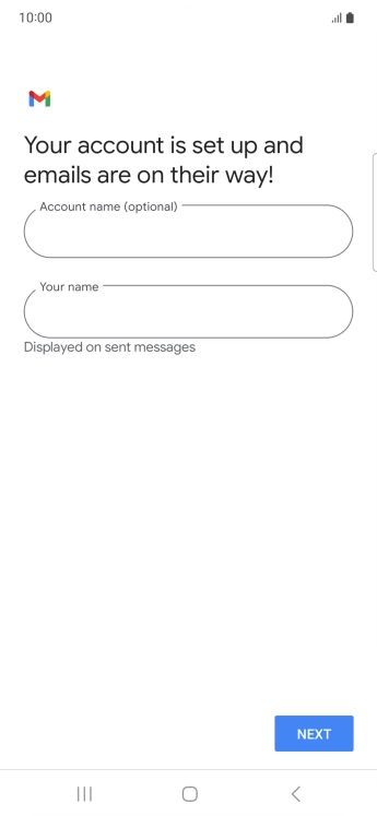 Press the field below 