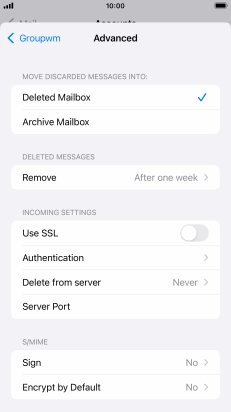 Press Authentication.