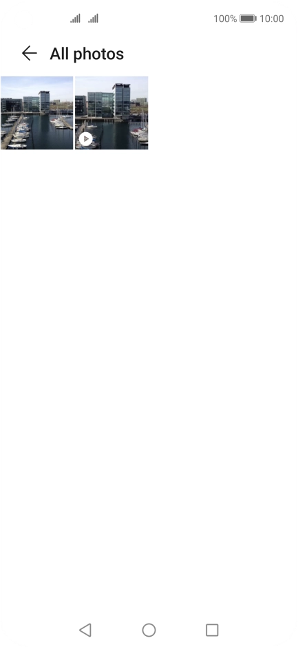 Press and hold any picture or video clip.