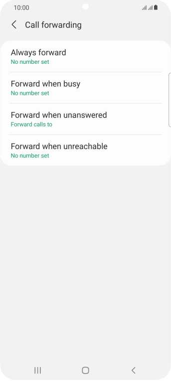 Press the Home key to return to the home screen.