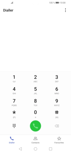 Press the menu icon.