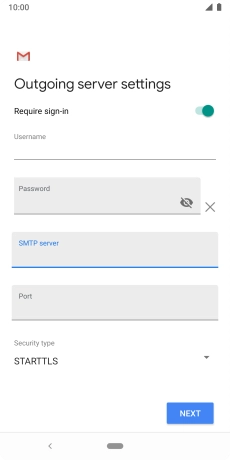 Press the field below 