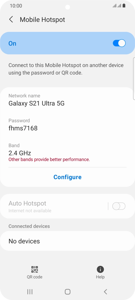 Press the Home key to return to the home screen.