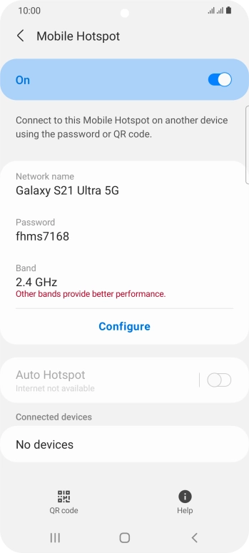 Press the Home key to return to the home screen.
