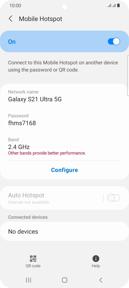 Press the Home key to return to the home screen.