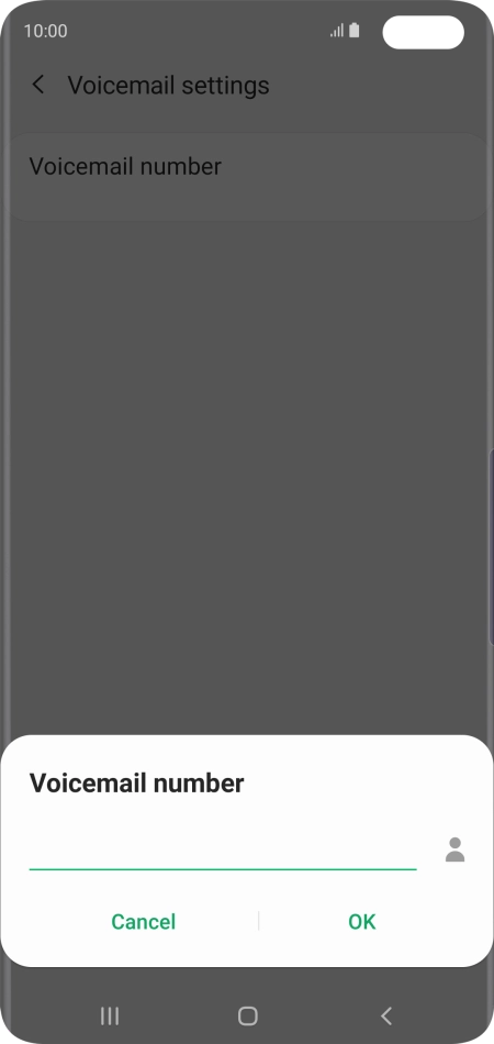 Key in +447953222222 and press OK.