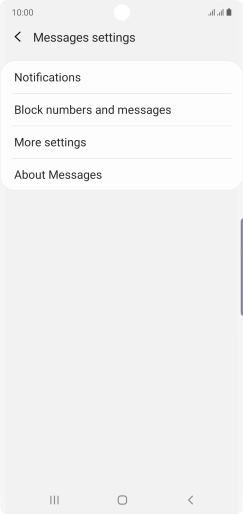 Press More settings.