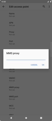 Key in 149.254.201.135 and press OK.