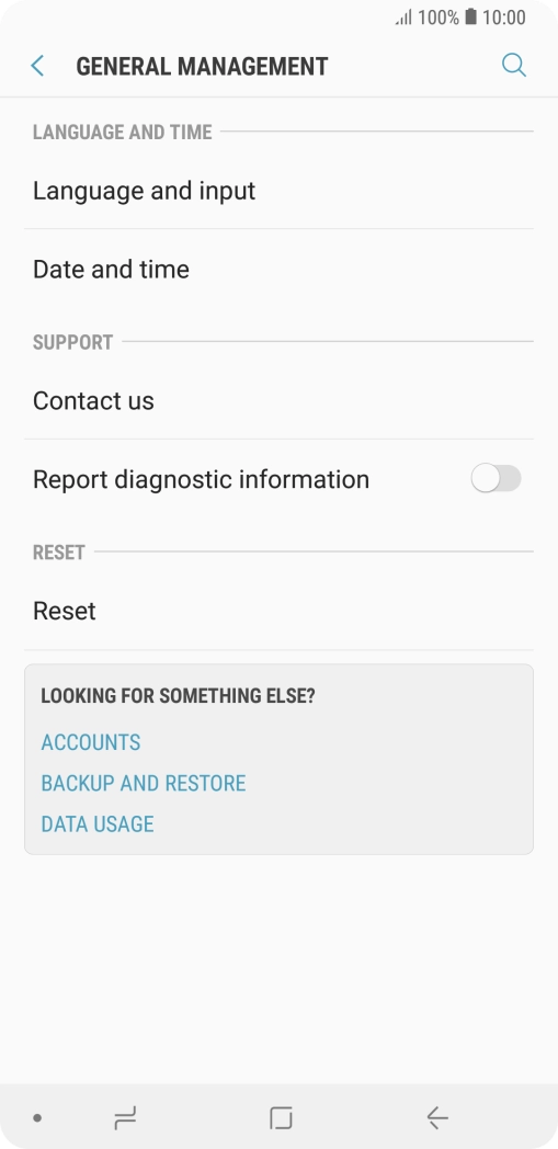 Press Date and time.