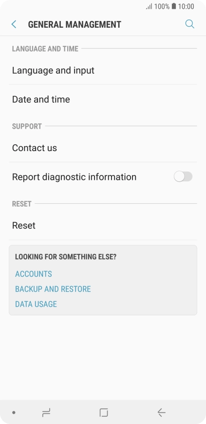 Press Date and time.