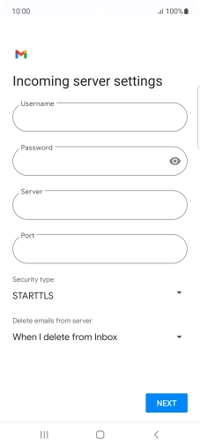 Press the field below 