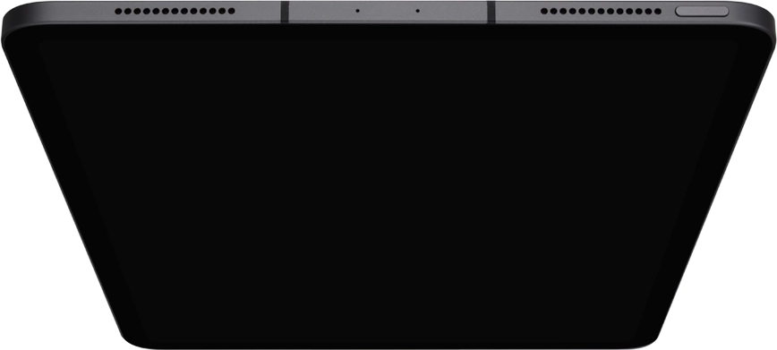 Press and hold the Top key until your tablet is turned on.